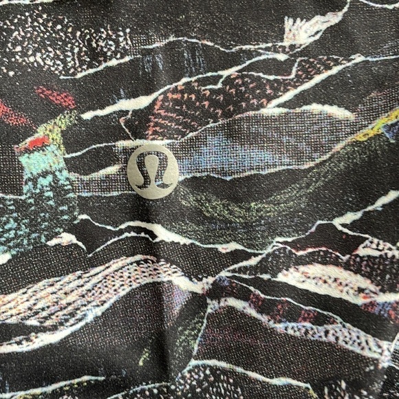 Sz2 Lululemon Fast & Free 7/8 tights in mini sweatr multi black VVGUC - Picture 7 of 8